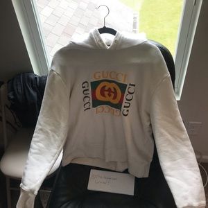 Gucci 4 Panel Ivory Hoodie